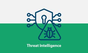 «آیکون امنیت سایبری و هشدار بدافزار برای معرفی سرویس Threat Intelligence»