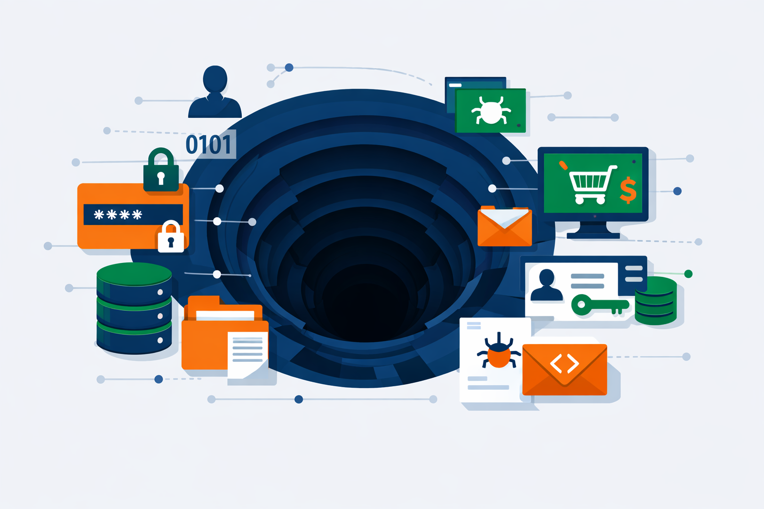 دارک وب و فروش اطلاعات سازمانی شامل دیتابیس مشتریان، دسترسی شبکه و حساب‌های کاربری