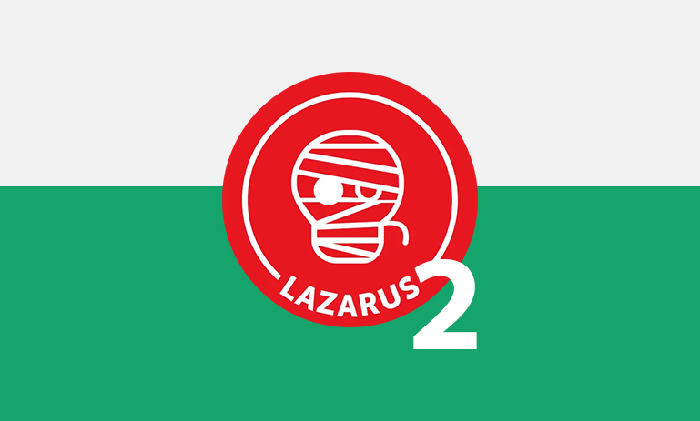 لوگوی شناخته‌شده گروه لازاروس در گزارش‌های امنیت سایبری